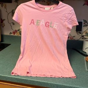 American Eagle 🦅 pink tshirt